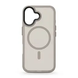 Чехол для Apple iPhone 16, Uniq MagCase, бежевый, противоударный, панель-накладка с MagSafe, ударопрочный TPU+PC, с магнитом MagSafe, поддержка полноценной беспроводной зарядки, ArmorStandart (ARM79498)