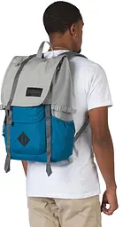 Рюкзак міський 28L Jansport Hatchet сірий із блакитним