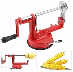 Машинка для різання картоплі спіраллю SPIRAL POTATO SLICER апарат для нарізування картоплі для чіпсів - мініатюра 5
