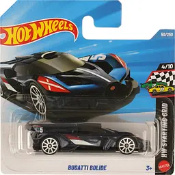 Базова машинка Hot Wheels HW Starting Grid Bugatti Bolide чорна (5785) JJJ20-N521