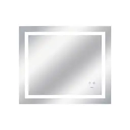 Дзеркало Qtap Mideya 800x700 з LED-підсвічуванням Touch, з антизапотіванням, з диммером яскравості Reverse QT2078NCF8070W - мініатюра 4