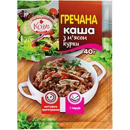 Каша гречана з м’ясом курки Козуб продукт 40 г