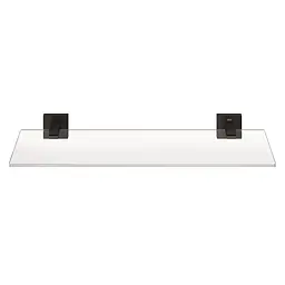 Полиця скляна Grohe QuickFix Start Cube 530 мм 411092430, Чорний матовий - мініатюра 2
