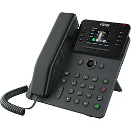 Fanvil Телефон IP V62G-Black 2xGE LAN, 12 SIP ліній, 21 DSS клавіш, VPN, SW Linux, PoE, 2.8" колірний дисплей, чорний - мініатюра 3