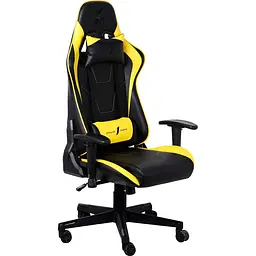 Геймерське крісло 1stPlayer FK2 Black/Yellow [121655] - мініатюра 4