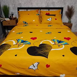 Постільний набір Moon&Star (підковдра 160х220 см + 2 наволочки 70х70 см) Бязь Gold Люкс Butterfly Bloom - мініатюра 2