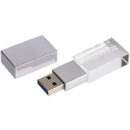 USB флеш накопичувач ColorWay 32GB 3.0 Transparent (CW-USBCL32) - мініатюра 3