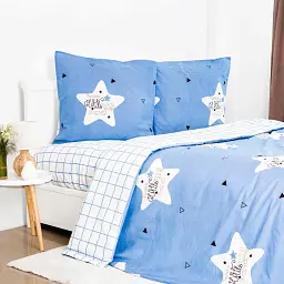 Постільна білизна ТЕП Soft Dreams Twinkle Stars 70x70 євро блакитна - мініатюра 3