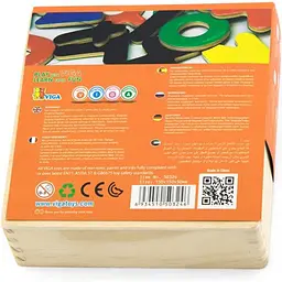 Набір магнітних літер Viga Toys Англійські великі та малі 52 шт. (50324) - мініатюра 4