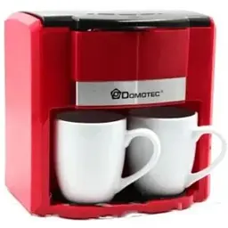 Кофеварка Domotec MS-0705 капельная 500 Вт 2 чашки красная
