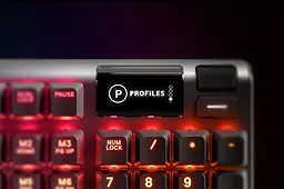 Клавіатура ігрова механічна SteelSeries Apex 5 (Синій Switch) UA OLED Smart Display - мініатюра 5