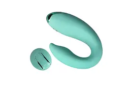 Вібратор для пар FairyGasm PleasureBerry green, зарядний кейс, пульт ДК - мініатюра 7