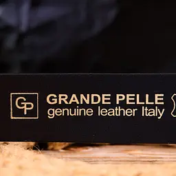 Чудовий ремінь для чоловіків з натуральної шкіри Grande Pelle 21469 синій 120 см - мініатюра 9