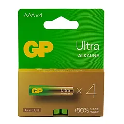 Батарейка GP LR3/AAA ULtra Alkaline (4шт) - мініатюра 2
