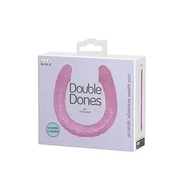 Двосторонній фалоімітатор Double Dong Slender Bender 48.5 см рожевий - мініатюра 7