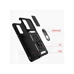 Чохол до мобільного телефона BeCover Military Samsung Galaxy A73 SM-A736 Black (707381) - мініатюра 3