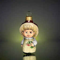 Ялинкова прикраса Різдвяні історії Хлопчик-Мухоморчик скло (4820001155020) - мініатюра 2