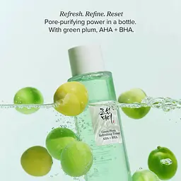 Освіжаючий тонік Зелена слива Beauty of Joseon Green Plum Refreshing Toner AHA + BHA 150 мл - мініатюра 6