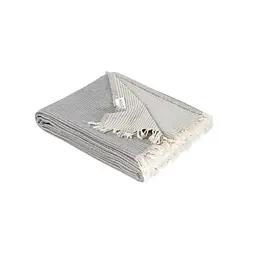 Покривало Lotus Home - Premium Stripe антрацит 190x225 - мініатюра 6
