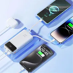 Зовнішній акумулятор Power Bank Remax RPP-686 20000 mAh УМБ павербанк White (19111) - мініатюра 3
