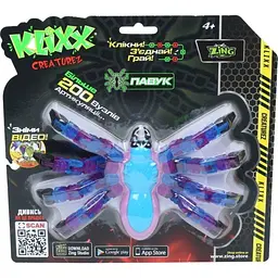 Іграшка-антистрес Павук Klixx Creaturez - Fidget Zing KX100_B Блакитно-синій