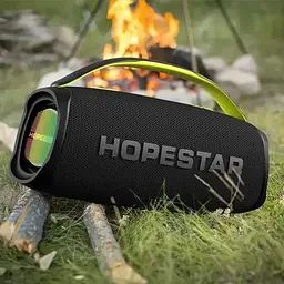 Бездротова караоке система - портативна колонка + мікрофон Hopestar A40 чорна - мініатюра 8
