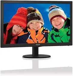 Б/В Монітор Philips 243V5LHAB-00 24" FHD HDMI DVI speaker - мініатюра 2