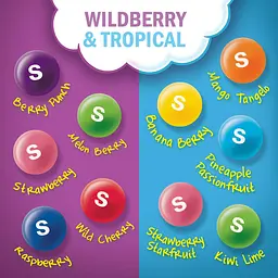 Драже Skittles wild berry + tropical 205g - мініатюра 2
