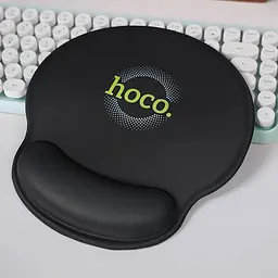 Килимок для мишки Hoco GM30 (230x215mm) with wrist rest Black - мініатюра 6