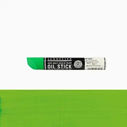 Фарба олійна у формі пастелі Sennelier Oil Stick, 38 мл, S3, Неоновий зелений (Neon Green) - мініатюра 2