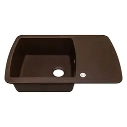 Кухонна мийка Adamant OPTIMAKS mokko 775x495x200 мм, з крилом 77,5 см - мініатюра 2