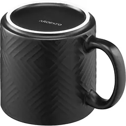 Чашка Ardesto Francesca 360 мл чорна (AR3483BK) - мініатюра 3