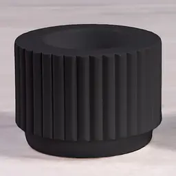 Свічник круглий МВМ My Home SK-37 74х55 мм (SK-37 BLACK) - мініатюра 3