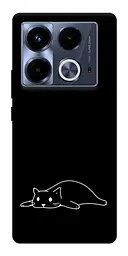 TPU чохол Demsky Lazy cat для Infinix Note 40 4G