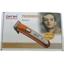 Акумуляторна чоловіча триммер для бороди вусів та тіла Gemei Gm-607 - мініатюра 8