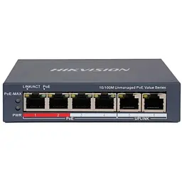 Комутатор Hikvision (DS-3E0106P-E/M)