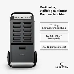 Промисловий осушувач повітря Klarstein DuraDry 70 л (10046369) - мініатюра 2