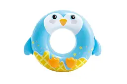 Надувне дитяче коло для плавання Милий звірят Intex Wet Set 59266 діаметр 84 см від 8 років 3 види - мініатюра 2