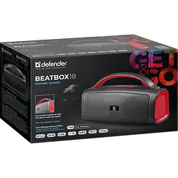 Акустична система 1.0 Defender Beatbox 18 20Вт Bluetooth//FM/USB/TF/TWS/1500мАч чорна - мініатюра 7
