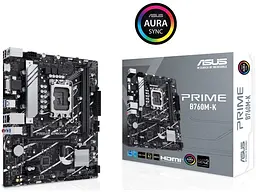 Материнська плата Asus PRIME B760M-K (90MB1FI0-M1EAY0) - мініатюра 2