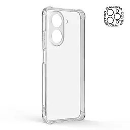 Прозрачный чехол для Xiaomi Redmi A5 4G (GL) Poco C71 4G с защитой камеры и усиленными бортами, тонкий, силиконовый, бесцветный, ударопрочный, противоударный бампер с закрытой камерой, ArmorStandart (ARM84706) - мініатюра 2