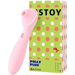 Вакуумний вібратор KisToy Polly Plus Violet Pink