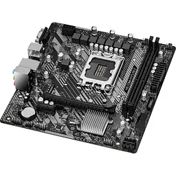 Материнська плата ASRock H610M-HVS/M.2 R2.0 (1700/H610, 2xDDR4, 1xPCIex16, HDMI/VGA, 4xSATAІІІ, M.2, GLan, 7.1ch, mATX) - мініатюра 3