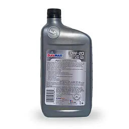 Моторна олива DuraMAX 0W20 DEXOS G2 SYN, 0,946 л - мініатюра 3