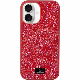 TPU чохол Bling World Rock Diamond для Apple iPhone 16 (6.1) Червоний