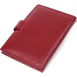 Стильна обкладинка на документи для жінок з натуральної шкіри ST Leather 23117 бордова - мініатюра 2