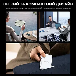 Мережевий зарядний пристрій Choetech PD9002 PD100W GAN USB-A+3xUSB-C White (43-00172) - мініатюра 9