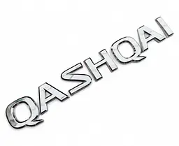 Емблема напис QASHQAI для Nissan 187х30 мм на скотчі 174.53