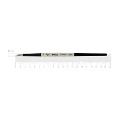 Пензель синтетика кругла Breeze 1226R №2 коротка ручка ROSA (4823098535324)