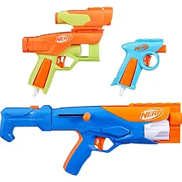 Набір з 3-х іграшкових бластерів Hasbro Nerf N Series Gear Up Pack (F8633) - мініатюра 2